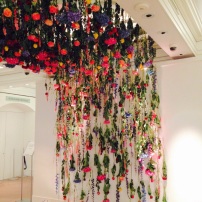Sotheby's flower entrance